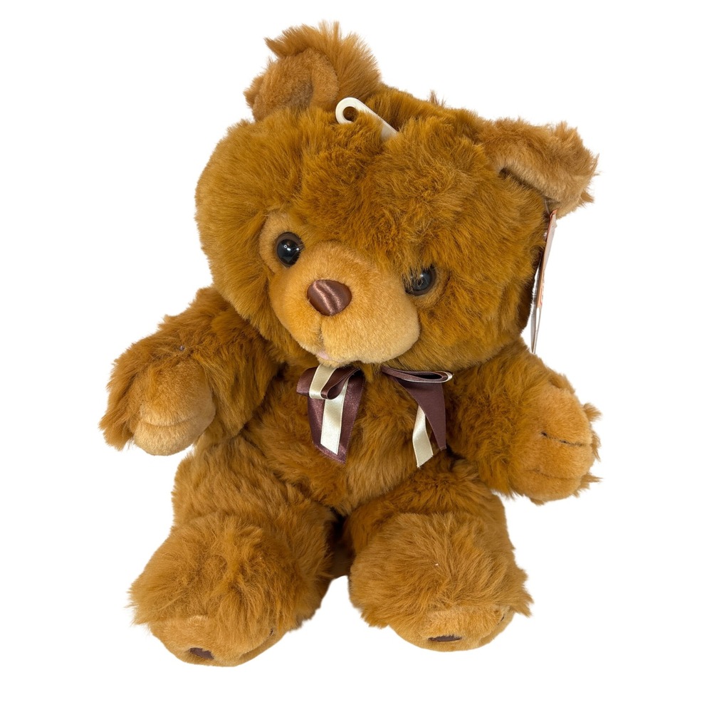 Vintage 1996 Cuddle Wit Teddy Bear Brown Plush 20 inch Stuffed Animal NWT